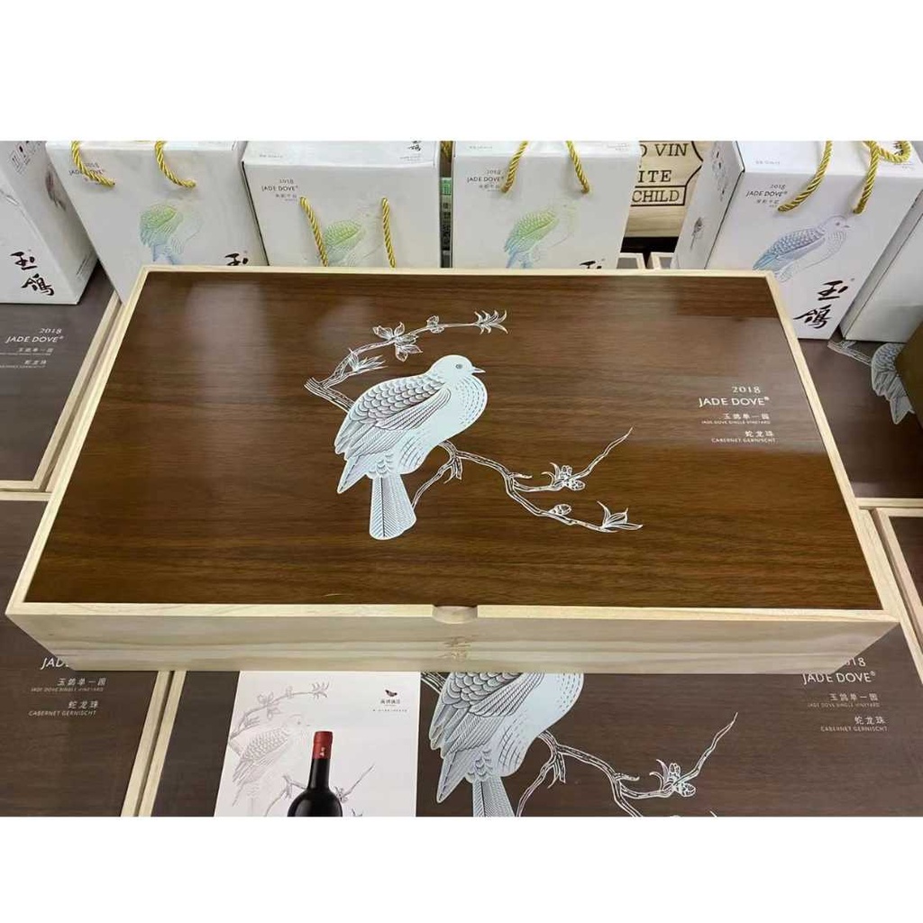 Cassetta per 6 bottiglie di vino scatola personalizzabile in legno di pino