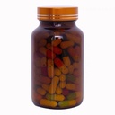 Barattolino vetro ambra 45x82 mm, 75 ml 