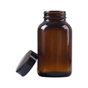 Barattolino vetro ambra 45x82 mm, 75 ml 