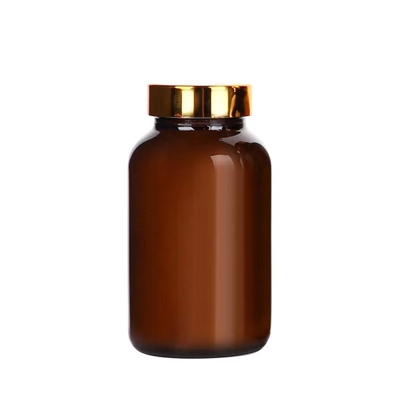 Barattolino vetro ambra 45x82 mm, 75 ml 