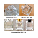 Bottiglie Diffusori in vetro quadrata