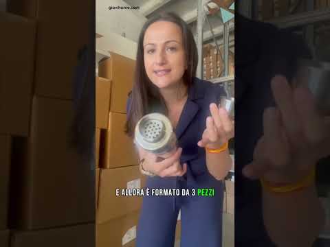 COCKTAIL SHAKER ACCIAIO DECORO MARTELLATO