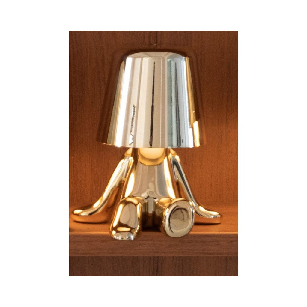 LAMPADA LED DA TAVOLO CON BATTERIA ASTRONAUTA TRICOLORE