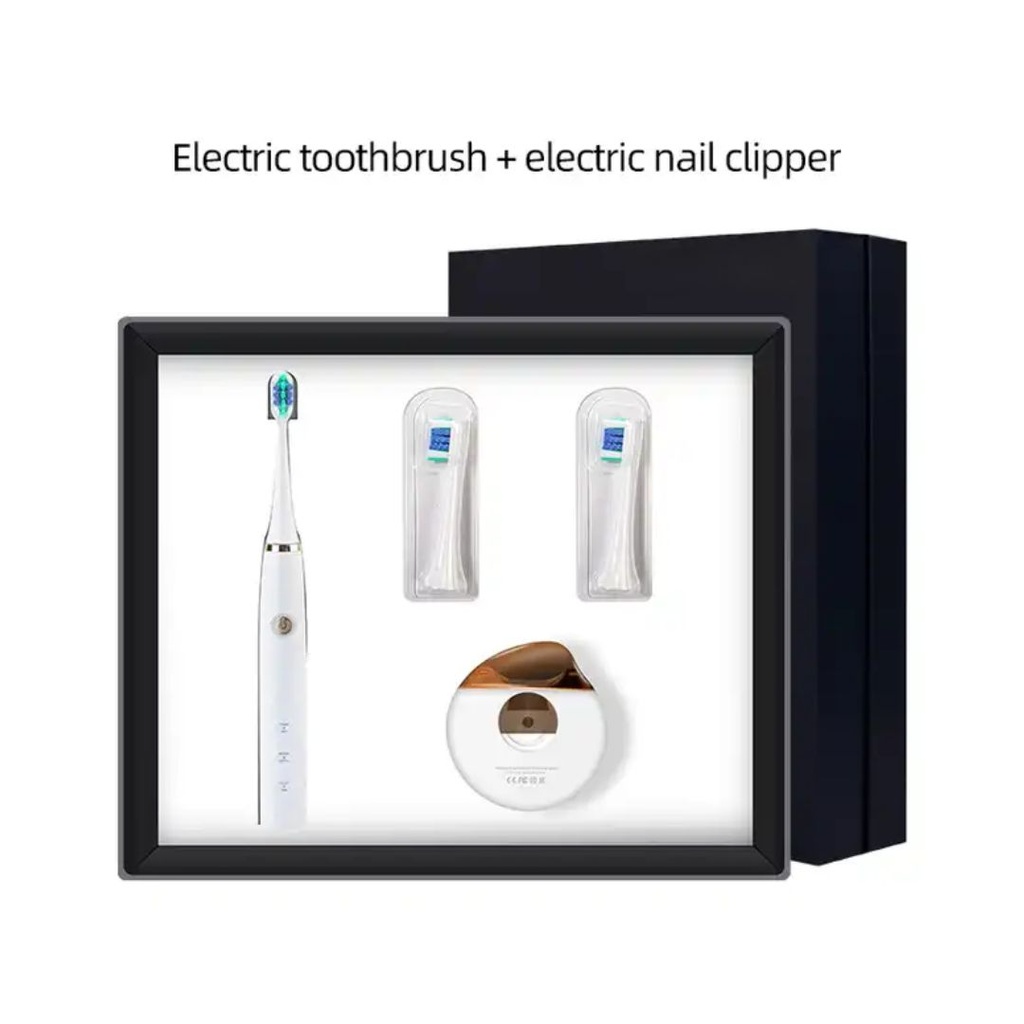 SET REGALO SPAZZOLINO E TAGLIA UNGHIE ELETTRICO