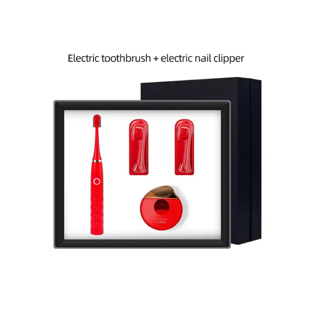 SET REGALO SPAZZOLINO E TAGLIA UNGHIE ELETTRICO