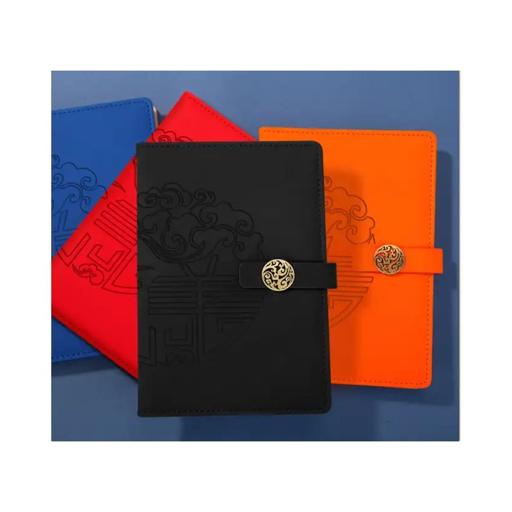 SET REGALO TACCUINO IN PELLE BOTTIGLIA CON LED E PENNA  