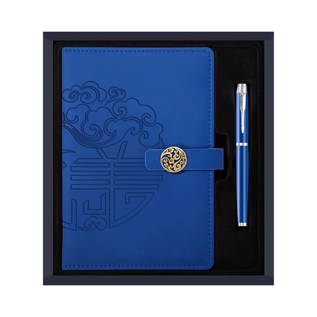 SET REGALO TACCUINI E PENNA IN PELLE