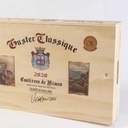 Confezione Personalizzata per Vino cassetta vini con coperchio estraibile 