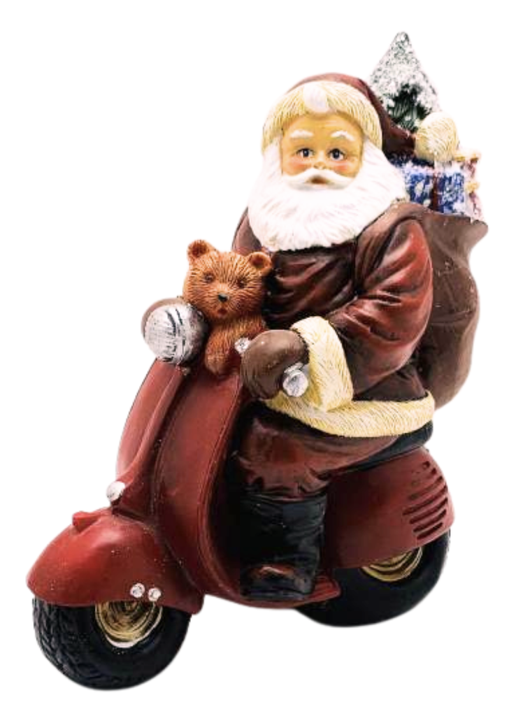 [153-21Q0007] BABBO NATALE CON VESPA