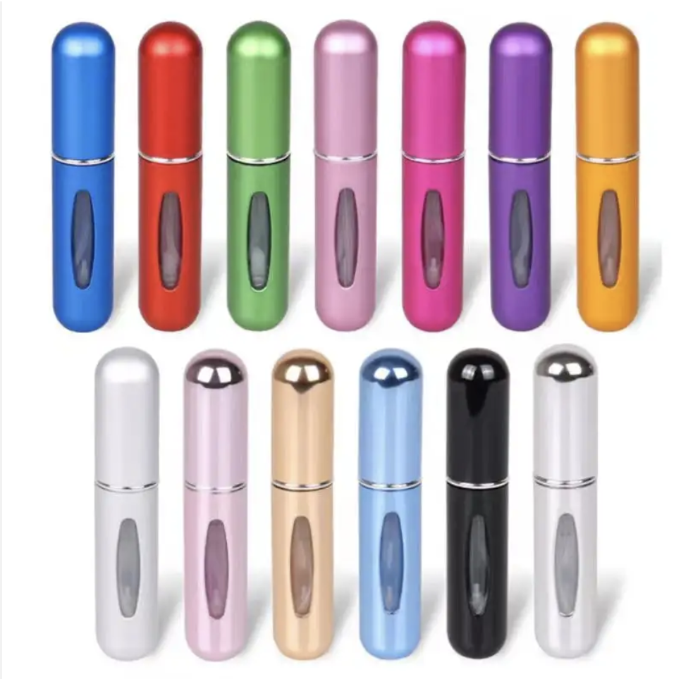 Refillable handbag perfume bottle