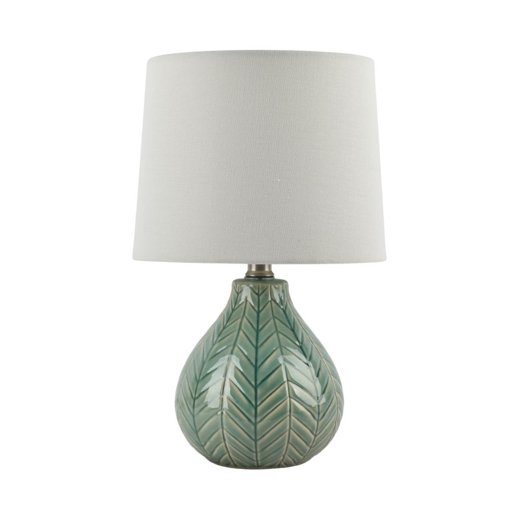 [119-ML234529] LAMPADA DA TAVOLO  GREEN PORCELLANA