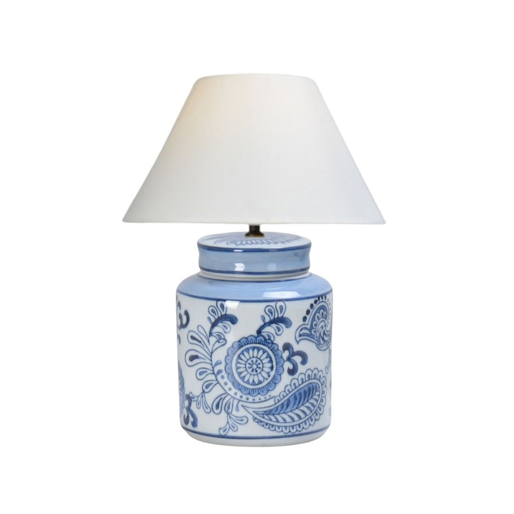 [132-37-JCD-13195] LAMPADA IN PORCELLANA DA TAVOLO 