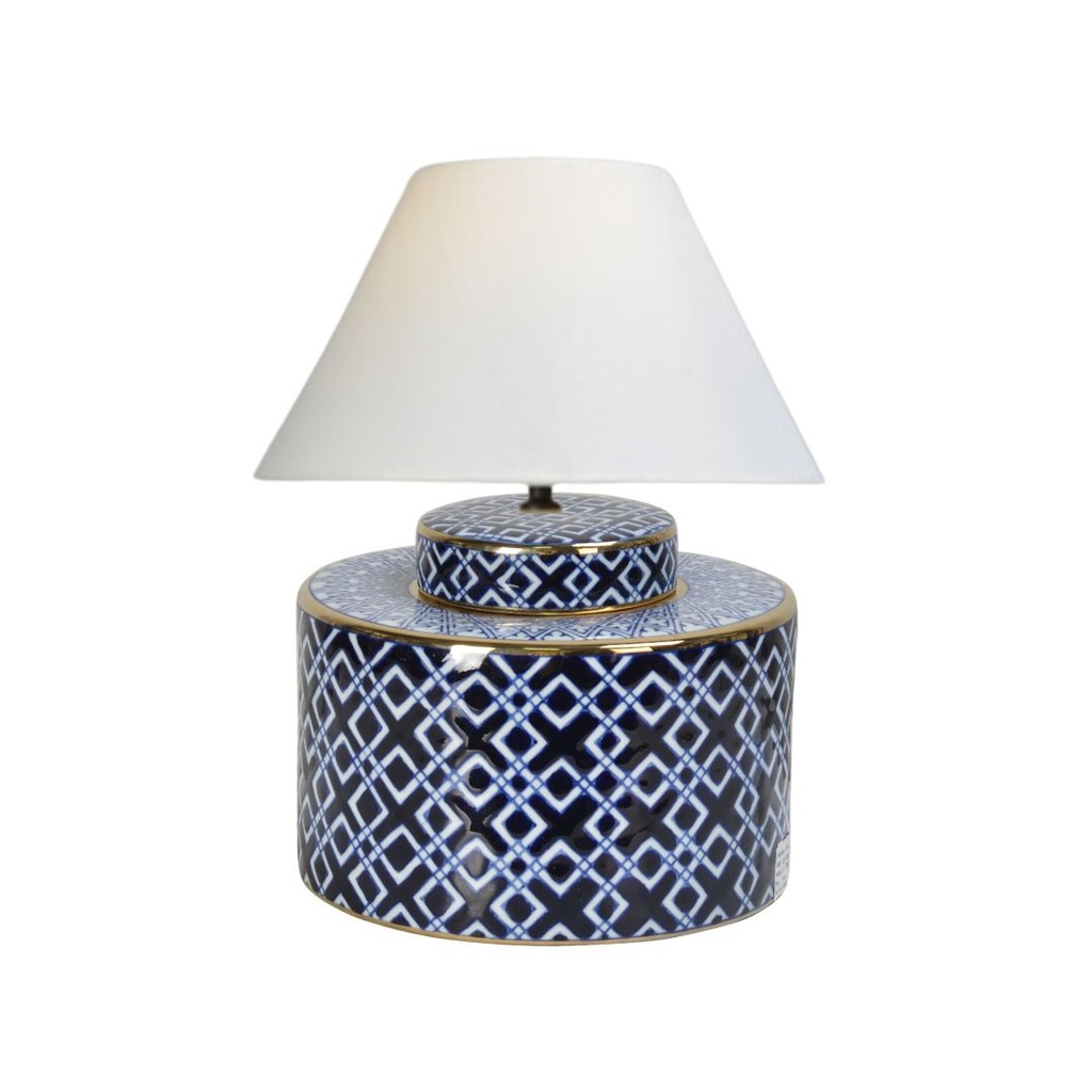 [132-37-JCD-12507] LAMPADA IN PORCELLANA DA TAVOLO   