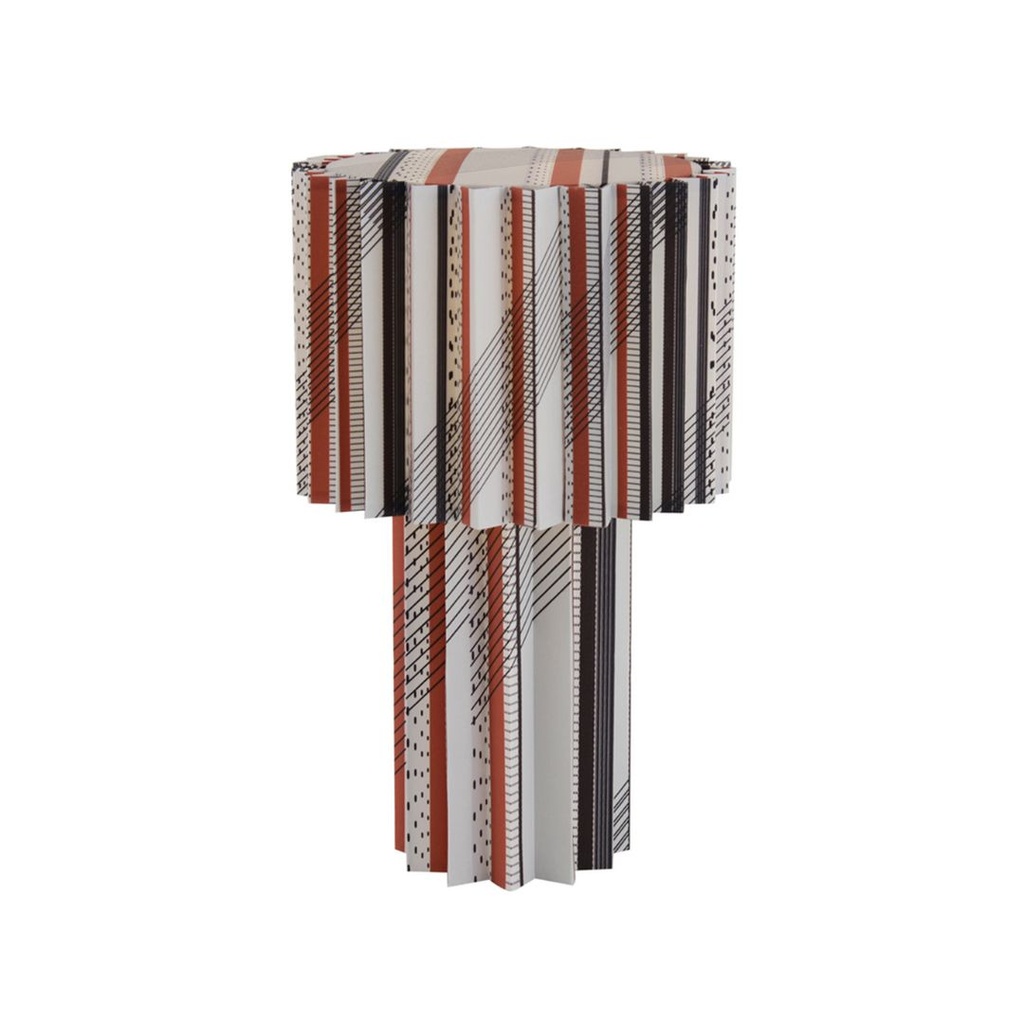 [132-37 JCO-X14376] LAMPADA IN TESSUTO DA TAVOLO