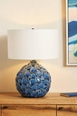Lampada in porcellana fatta a mano 