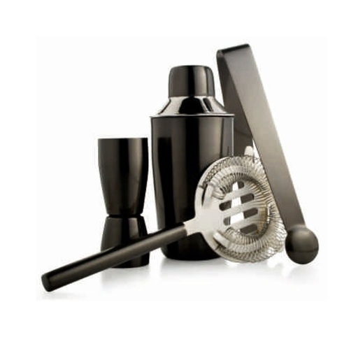 [ALM-553-BN] MINI SET COCKTAIL SHAKER ACCIAIO   