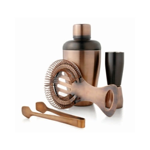 [ALM-553-AC] MINI SET COCKTAIL SHAKER ACCIAIO    