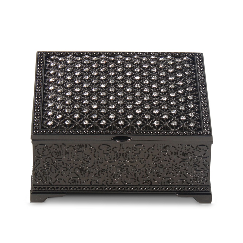 [03-JB2562B] PORTAGIOIELLI QUADRATO CON CRISTALLI