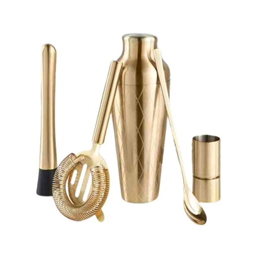 [TB23129] SET COCKTAIL SHAKER ACCIAIO  