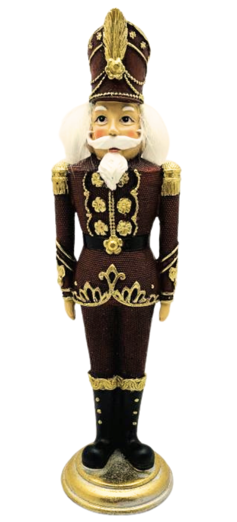 [153-210018] SOLDATINO SCHIACCIANOCI IN RESINA CON PENNACCHIO 