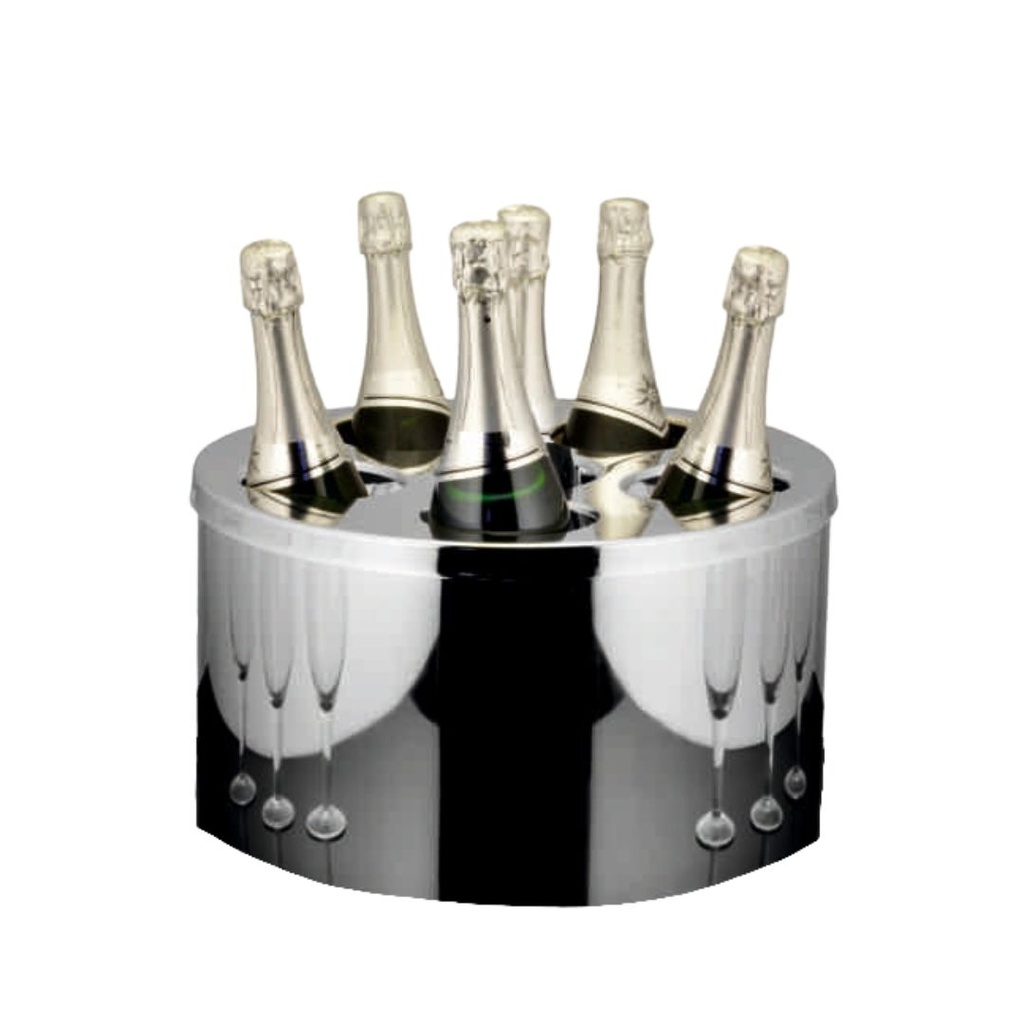 [ALM-586] SPUMANTIERA PORTA GHIACCIO IN ACCIAIO 