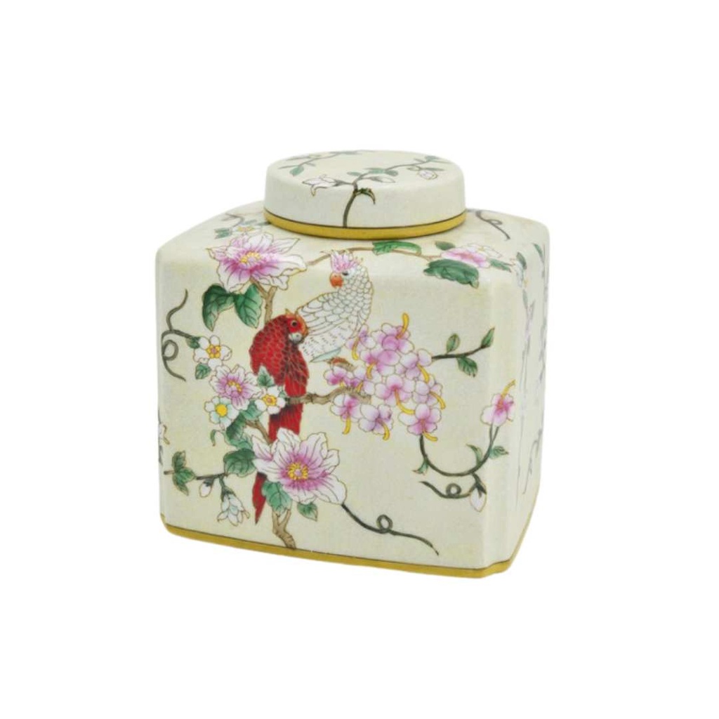 [JCD-10391] Scatola porta oggetti motivo floreale 