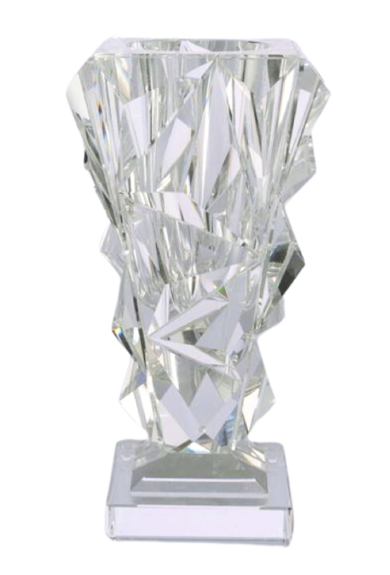 [50-FA-1014S] VASO DI CRISTALLO DI PICCOLE DIMENSIONI, TRASPARENTE