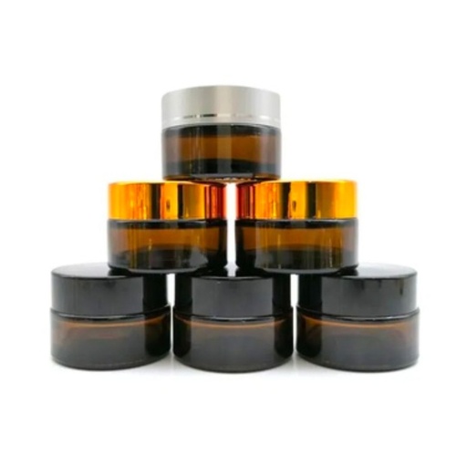 Dark anti-UV jars, for cosmetics, food supplements, pills and medicines