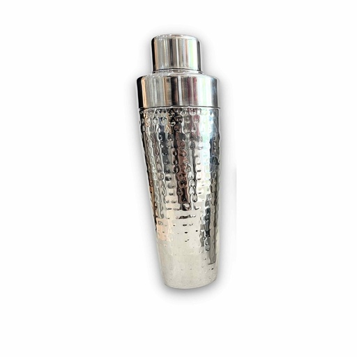 COCKTAIL SHAKER ACCIAIO DECORO MARTELLATO