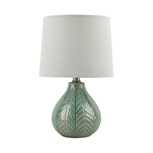 [119-ML234529] LAMPADA DA TAVOLO  GREEN PORCELLANA