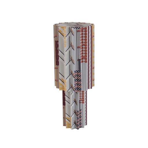 [132-37 JCO-X14375] LAMPADA IN TESSUTO DA TAVOLO 