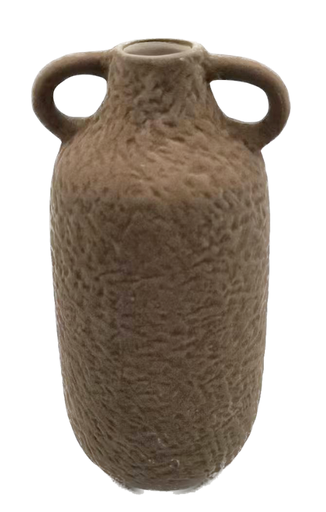 [158-ycl23a107] VASO ANFORA PORCELLANA COLORE ECRU' PORCELLANA  